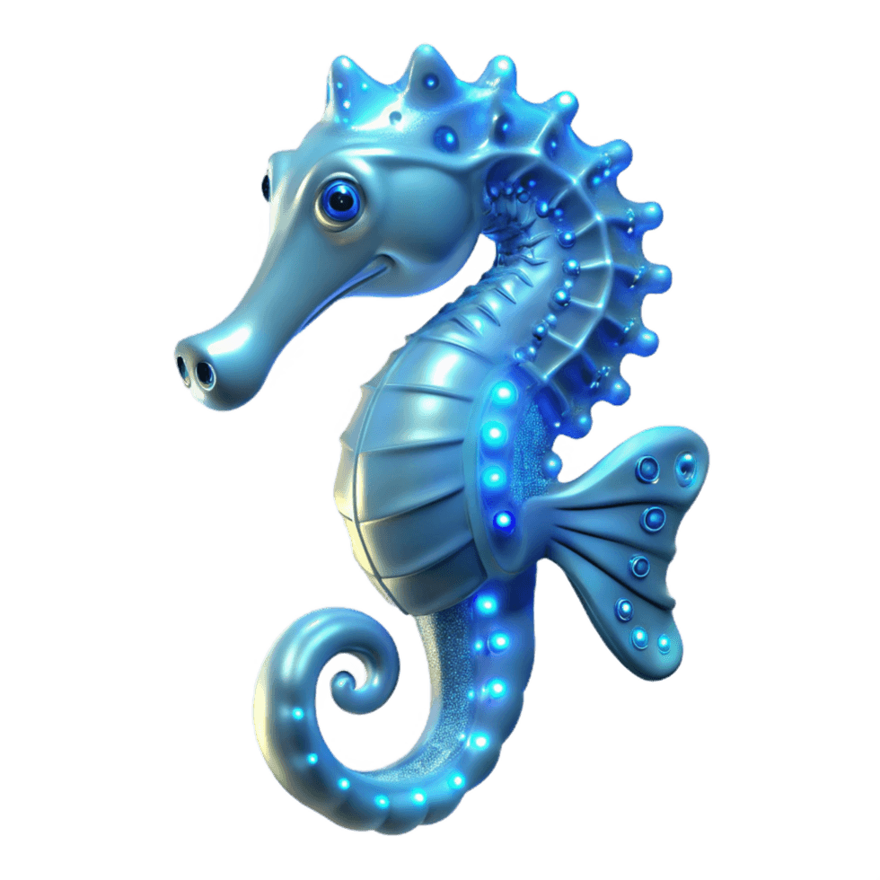 A lost seahorse